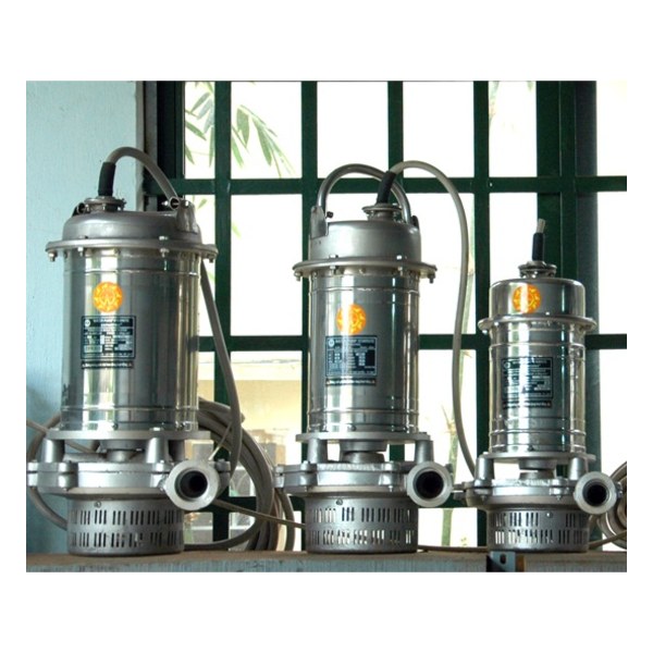 Máy bơm chìm nước thải Daphovina cột áp cao 15HP 2 vỏ (11kW)