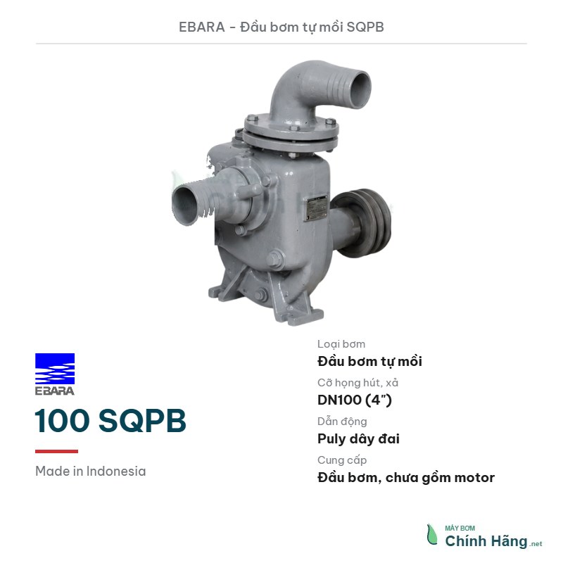 Đầu bơm tự mồi Ebara 100 SQPB