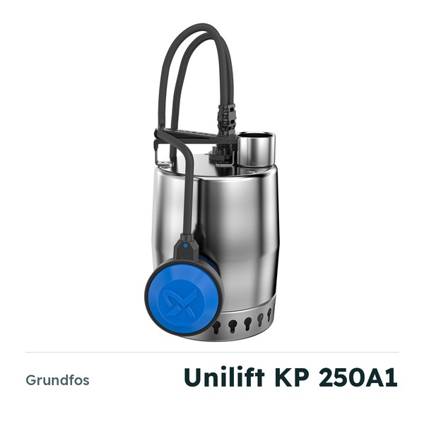 Máy bơm chìm nước thải Grundfos Unilift KP 250A1 (480W)