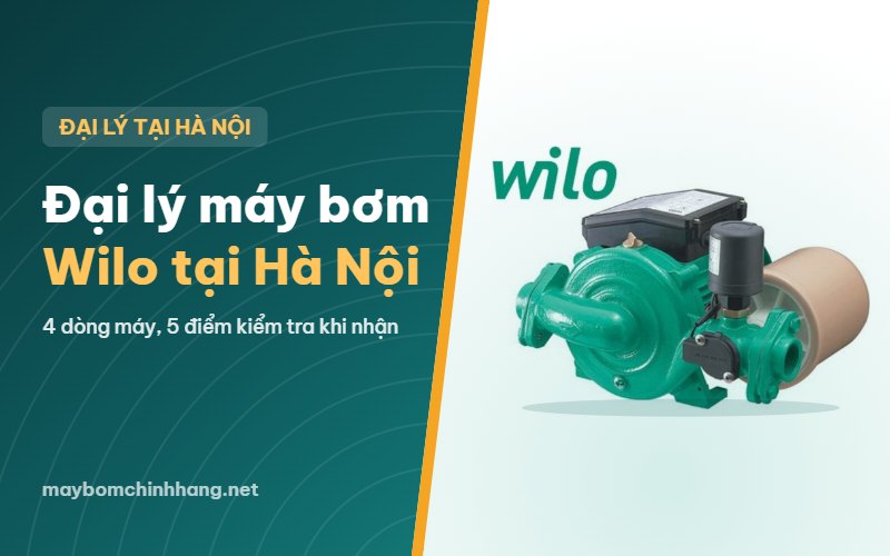 Đại lý máy bơm Wilo chính hãng tại Hà Nội: dòng nào, mua thế nào